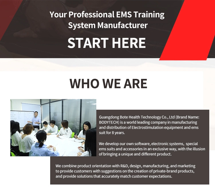 Visionbody EMS Training Equipment Suitsslimming EMS Training Suit Wireless Emsslimming Machine for Home Use EMS Machine
