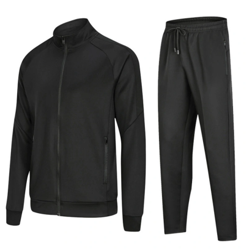 2022 Wholesale Sweat Suits Sportswear Men Plain Fitted Tracksuit
