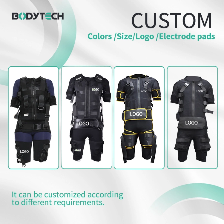 Bodytech Professional Wonder EMS Suit Deeply Muscle EMS Training Suit 1V2 Stand Machine