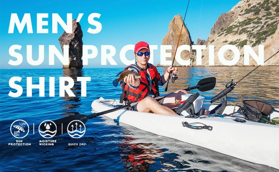 Custom Quick Dry Anti-UV Fishing Wear Shirts Long Sleeve Sun Protection Fishing Suit