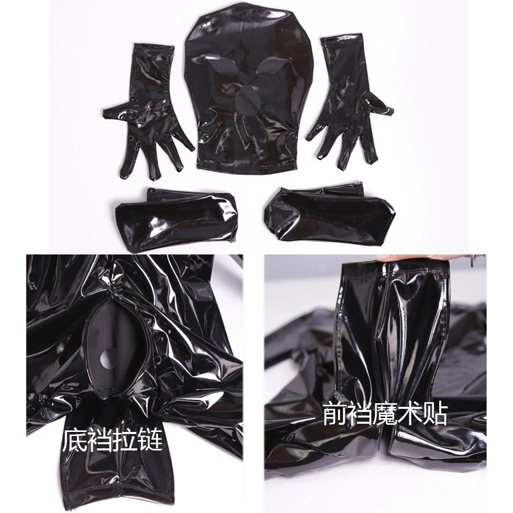 Mog Latex Ammonia Maid B02 Mirror Shiny Leather All-Inclusive Bodysuit