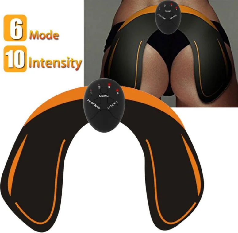 Hot Selling Beauty Equipment Women Home Gym EMS Hip Muscle Curve Trainer with 6mode 10 Intensity